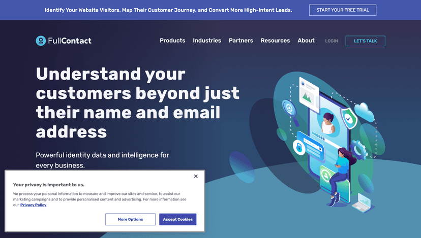 FullContact homepage