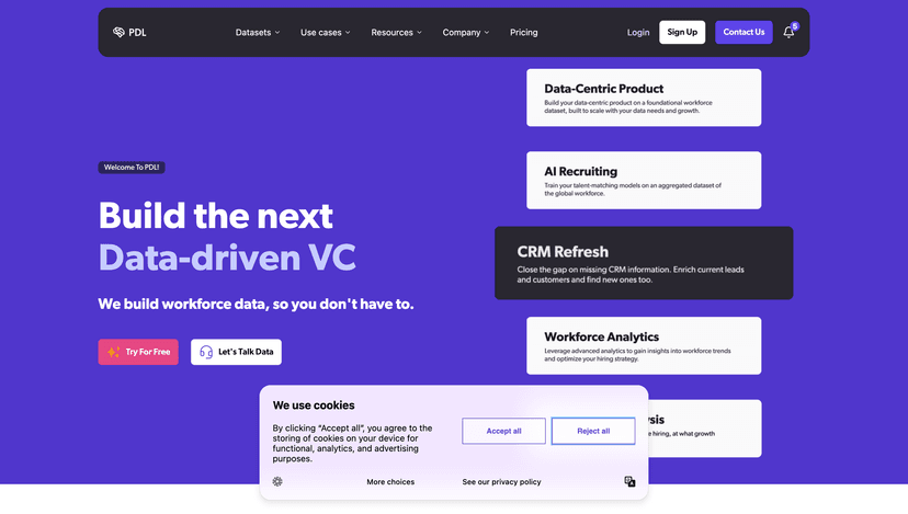 People Data Labs homepage