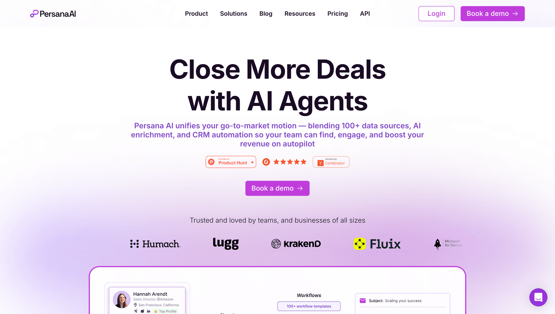 Persana AI screenshot